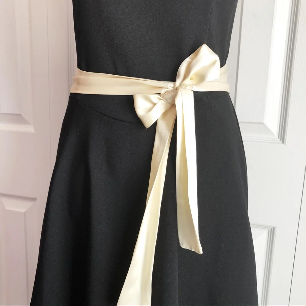 Vintage Ruby Rox Juniors' Black & Ivory Strapless Dress